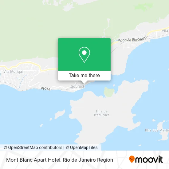 Mont Blanc Apart Hotel map