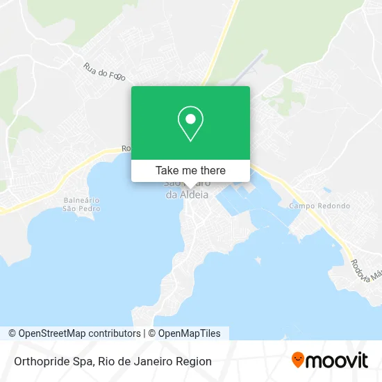 Orthopride Spa map