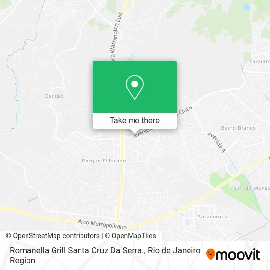 Romanella Grill Santa Cruz Da Serra. map