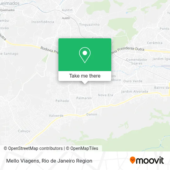 Mello Viagens map