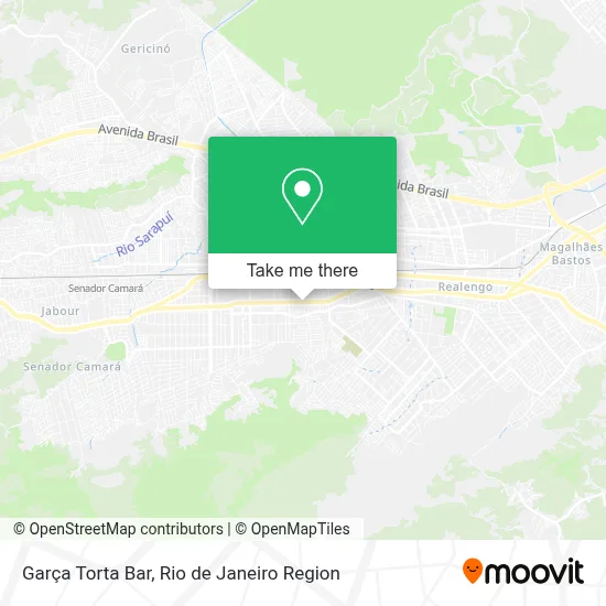 Garça Torta Bar map