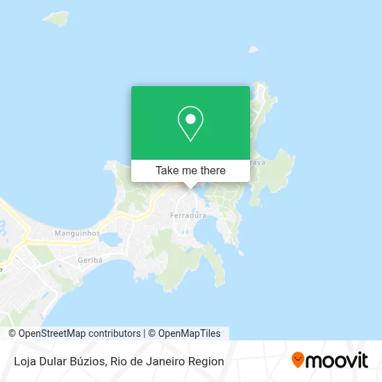 Loja Dular Búzios map