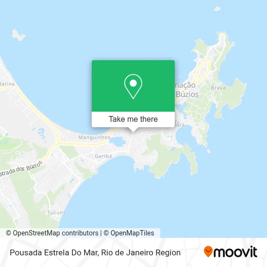 Pousada Estrela Do Mar map