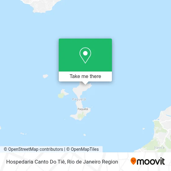 Hospedaria Canto Do Tiê map