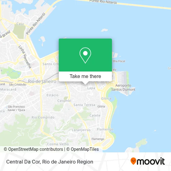Central Da Cor map