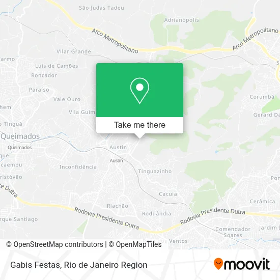 Gabis Festas map