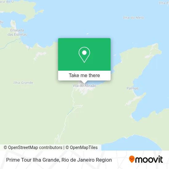 Prime Tour Ilha Grande map