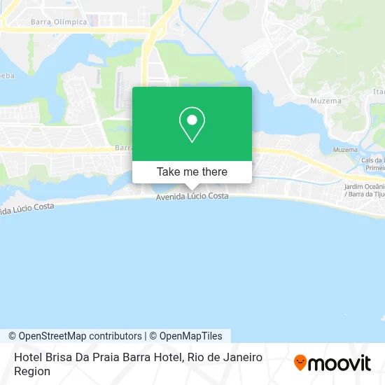 Hotel Brisa Da Praia Barra Hotel map
