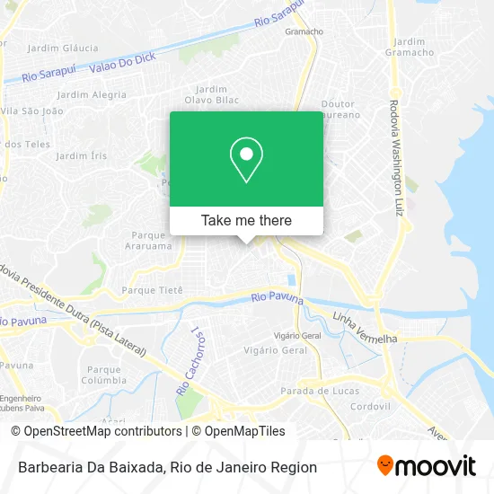 Barbearia Da Baixada map