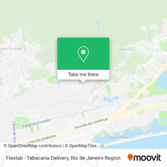 Flextab - Tabacaria Delivery map