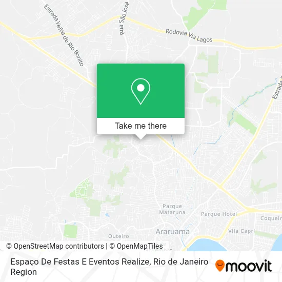 Espaço De Festas E Eventos Realize map