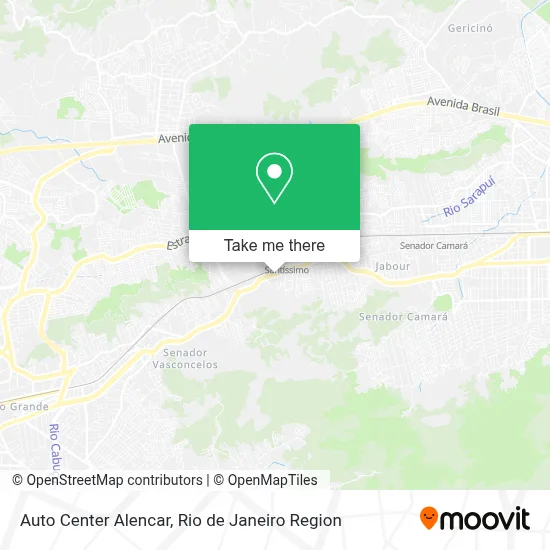 Auto Center Alencar map