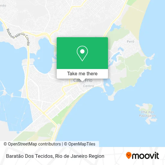 Baratão Dos Tecidos map