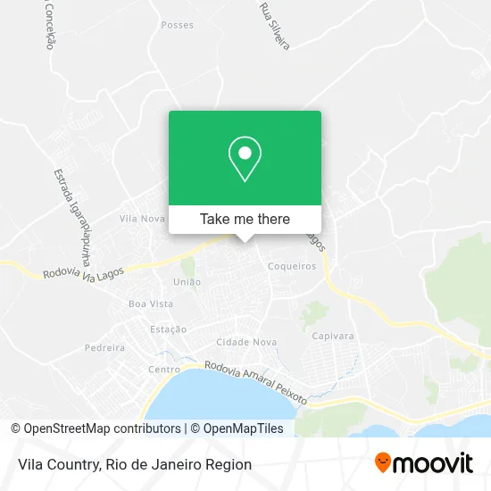 Vila Country map