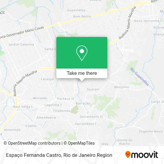 Espaço Fernanda Castro map