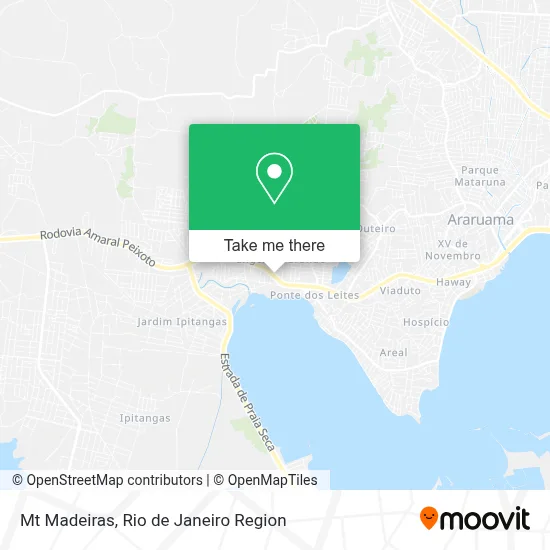 Mt Madeiras map