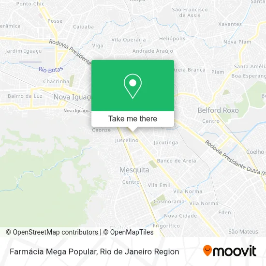 Farmácia Mega Popular map