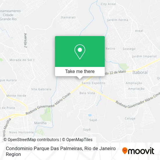 Condominio Parque Das Palmeiras map