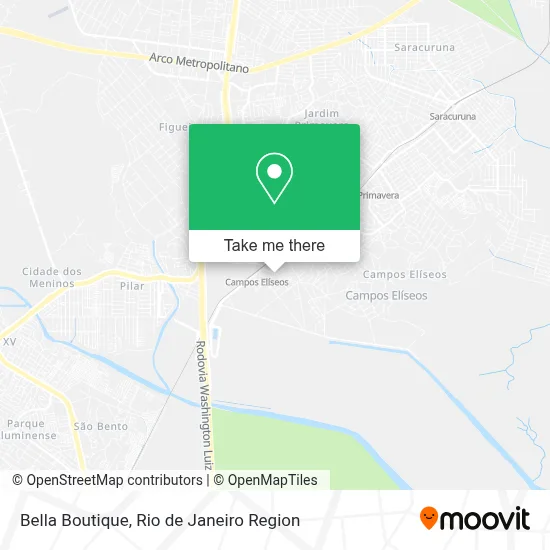 Bella Boutique map