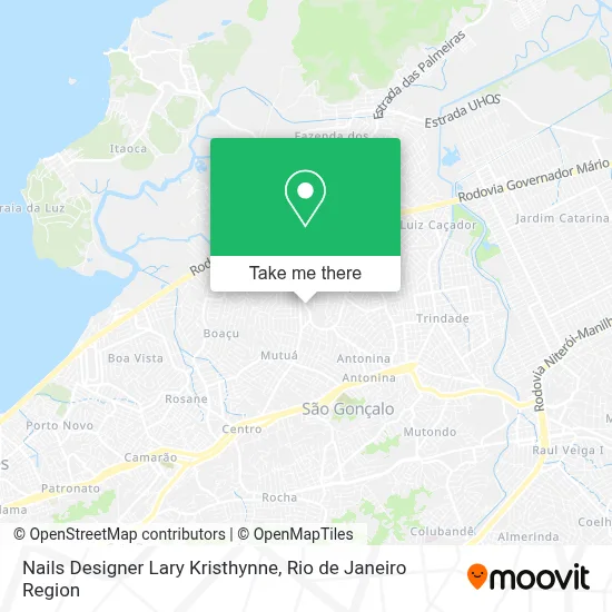 Nails Designer Lary Kristhynne map