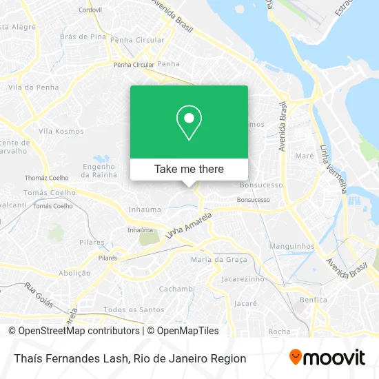 Thaís Fernandes Lash map