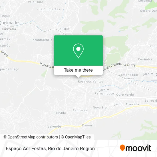 Espaço Acr Festas map