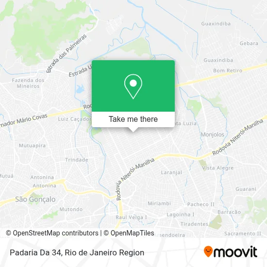Padaria Da 34 map