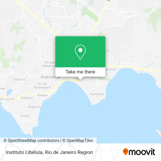 Instituto Libélula map