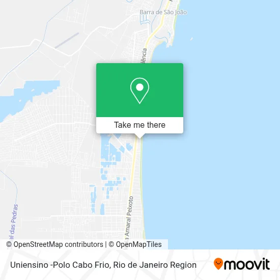 Uniensino -Polo Cabo Frio map