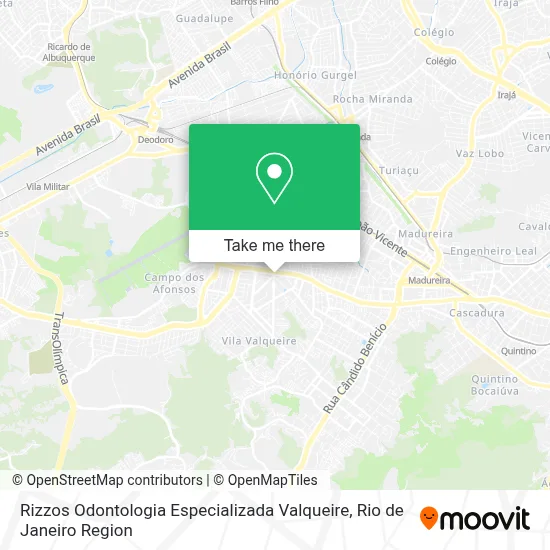Rizzos Odontologia Especializada Valqueire map