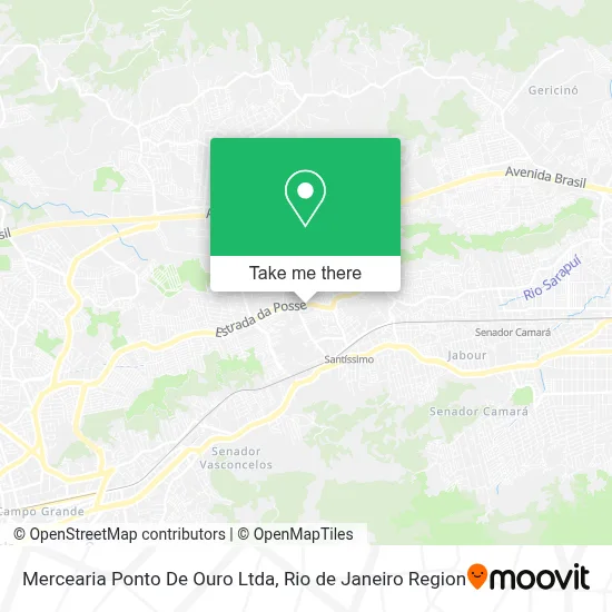 Mercearia Ponto De Ouro Ltda map