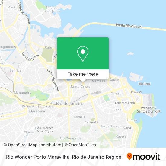 Rio Wonder Porto Maravilha map