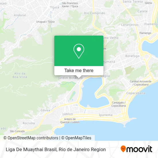 Liga De Muaythai Brasil map