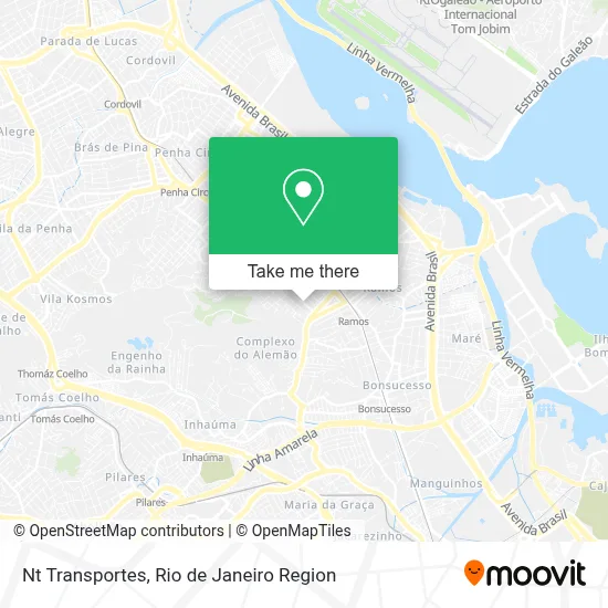 Nt Transportes map