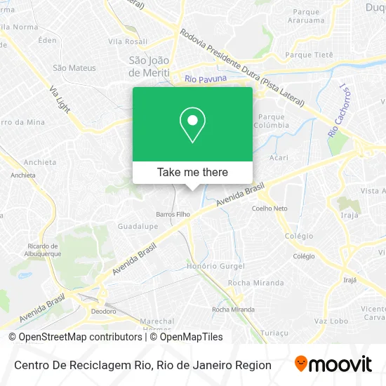 Centro De Reciclagem Rio map
