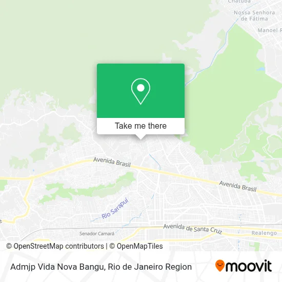 Admjp Vida Nova Bangu map