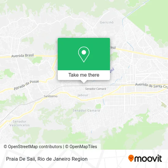 Praia De Saii map