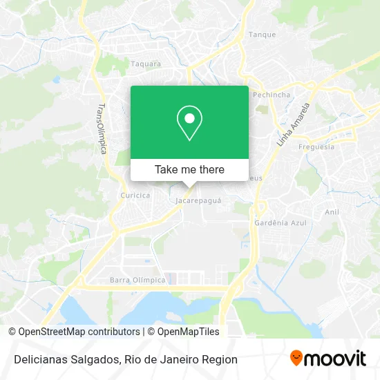 Delicianas Salgados map