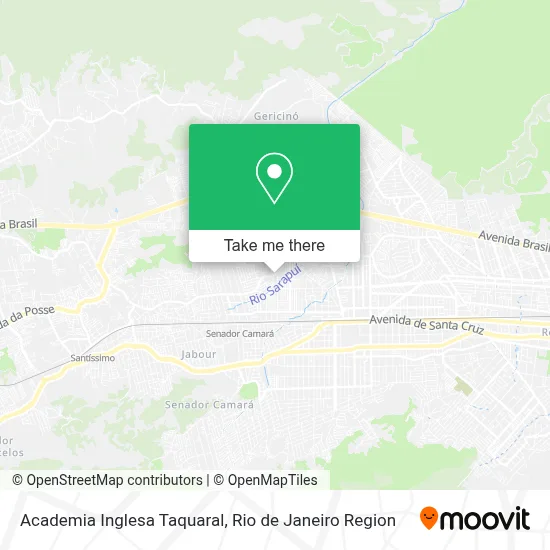 Academia Inglesa Taquaral map