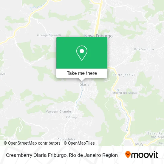 Creamberry Olaria Friburgo map
