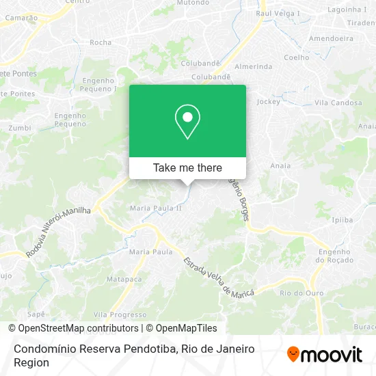 Condomínio Reserva Pendotiba map