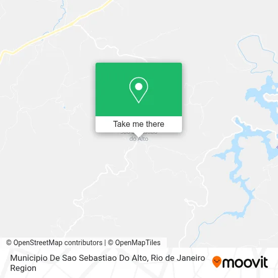 Municipio De Sao Sebastiao Do Alto map
