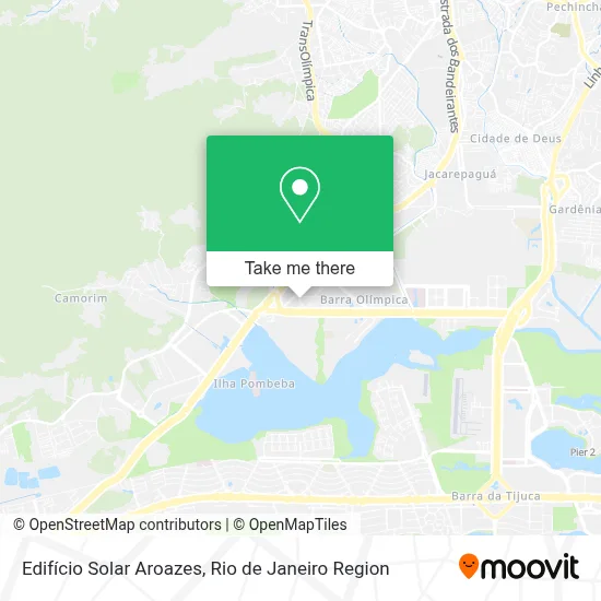 Edifício Solar Aroazes map