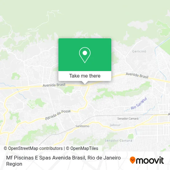Mf Piscinas E Spas Avenida Brasil map