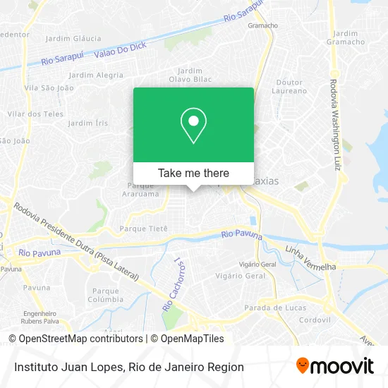 Instituto Juan Lopes map