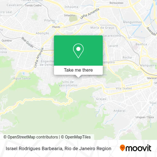 Israel Rodrigues Barbearia map