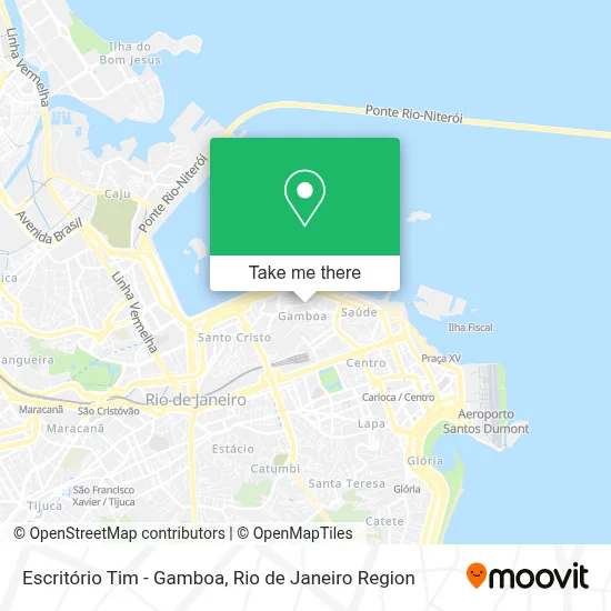 Escritório Tim - Gamboa map