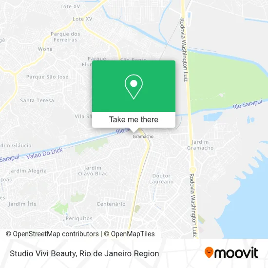 Studio Vivi Beauty map
