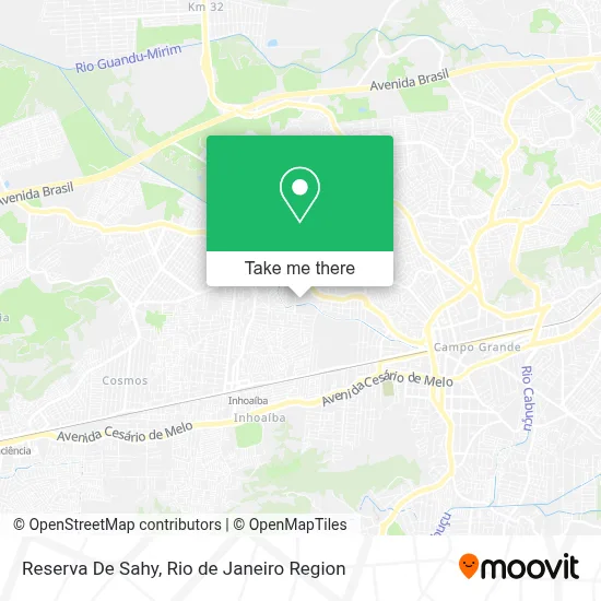 Reserva De Sahy map