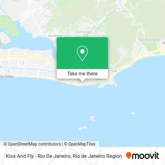Kiss And Fly - Rio De Janeiro map